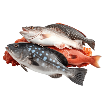 tumpukan ikan